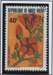 Sellos de Africa - Burkina Faso -  Flores: Kapoks