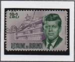 Stamps Burundi -  Pres. John F. Kennedy