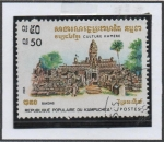 Sellos de Asia - Camboya -  Cultura Khmer: Templo Bakong