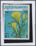 Stamps Cambodia -  Flores: Langerstroemia