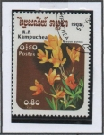 Stamps Cambodia -  Flores: Crocus