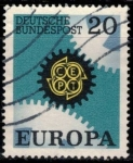 Stamps Germany -  Europa CEPT.