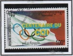 Stamps Cambodia -  Centenario d' Comité Olímpico: Bandera