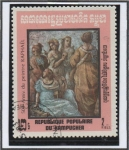 Stamps Cambodia -  Pimturas d' Raphael: El Museo