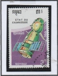 Stamps Cambodia -  Soyus 5