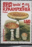 Sellos de Asia - Camboya -  Hongos: Coprinus