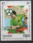 Stamps Cambodia -  Champions Italia