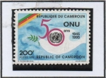 Sellos de Africa - Camern -  %0 Aniv. d' l' ON