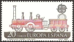 Stamps : Europe : Spain :  2949 - europa cept, primer ferrocarril español en cuba