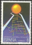 Stamps Spain -  2939 - Exposición Universal de Sevilla, Expo 92