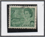 Stamps Canada -  Elizabel II