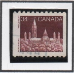 Stamps Canada -  Parlamento Biblioteca