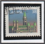 Stamps Canada -  Parlamento Bloque Central