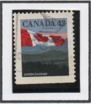 Stamps Canada -  Bandera