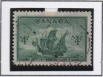 Stamps Canada -  Buque John Cabot