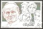 Stamps Spain -  3022 - papa y juventud