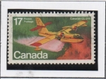 Stamps Canada -  Canadair CL-215