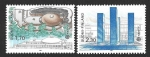 Stamps Finland -  756-757 - Arquitectura Moderna
