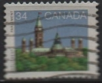 Stamps Canada -  Parlamento Biblioteca