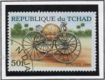 Stamps Chad -  Veiculos d' Bomberos: Modelo 1840