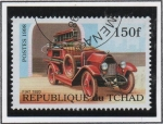 Stamps Chad -  Veiculos d' Bomberos: Fiat 1920