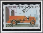 Stamps Chad -  Veiculos d' Bomberos: Mark 1915