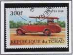 Stamps Chad -  Veiculos d' Bomberos: Renaul 1930