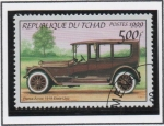 Sellos de Africa - Chad -  Coches Antiguos: Citroen 5CV 1919