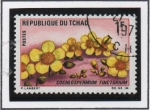 Stamps Chad -  Flores: Cochlospermum Tinctorium