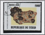 Sellos de Africa - Chad -  Minerales: Dolomita y Cuarzo