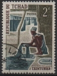 Stamps Chad -  Tinte d' tela