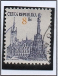 Stamps Czech Republic -  Iglesia Chrudim