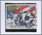 Stamps Czech Republic -  Campeonato Mundial d' Futbol EU