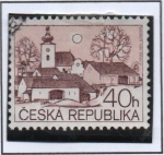 Stamps Czech Republic -  Arquitectura Rural