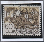 Stamps Czech Republic -  Arquitectura Rural