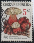 Stamps Czech Republic -  Hogos: Boletus Satanoides