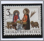 Stamps Czech Republic -  navidad 1996