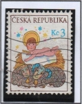 Stamps Czech Republic -  Navidad 99