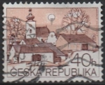 Stamps Czech Republic -  Arquitectura Rural