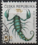 Stamps Czech Republic -  Signos d' Zodiaco: Escorpio