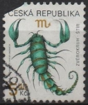 Stamps Czech Republic -  Signos d' Zodiaco: Escorpio