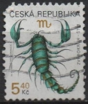 Stamps Czech Republic -  Signos d' Zodiaco: Escorpio