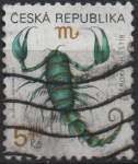 Stamps Czech Republic -  Signos d' Zodiaco: Escorpio