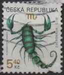 Stamps Czech Republic -  Signos d' Zodiaco: Escorpio