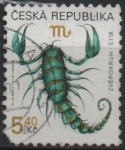 Stamps Czech Republic -  Signos d' Zodiaco: Escorpio