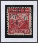 Stamps Czechoslovakia -  Castillo ' Karistein