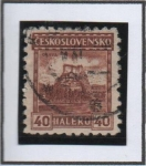 Stamps Czechoslovakia -  Castillo Orava