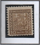 Sellos de Europa - Checoslovaquia -  Escudo d' Armas