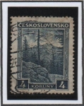 Stamps Czechoslovakia -  Montaña Tatra