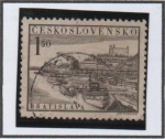 Stamps Czechoslovakia -  Rio Danubio Bratislava